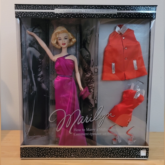 Mattel Other - Marilyn Monroe "How To Marry A Millionaire" Mattel Doll NEW IN BOX